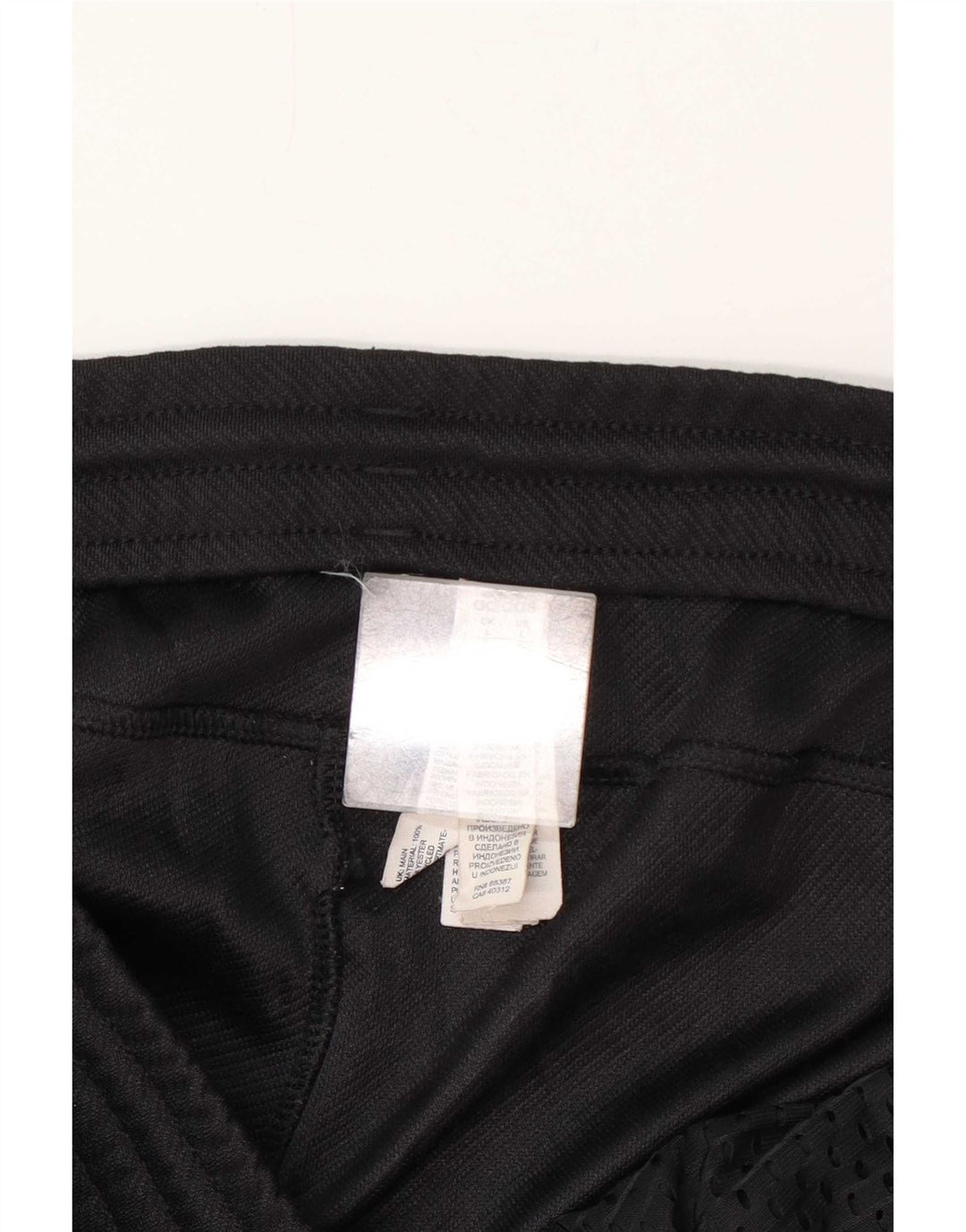 Adidas Mens Tracksuit Trousers Large Black Polyester