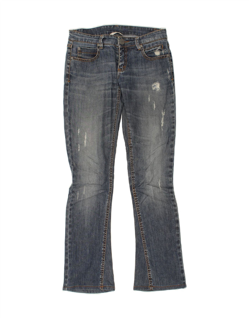 PINKO Womens Distressed Bootcut Jeans W30 L31 Blue Vintage Pinko and Second-Hand Pinko from Messina Hembry 