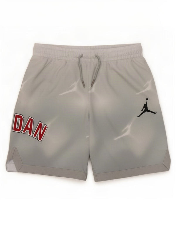 Jordan Boys Graphic Sport Shorts 10-11 Years Medium Grey Polyester