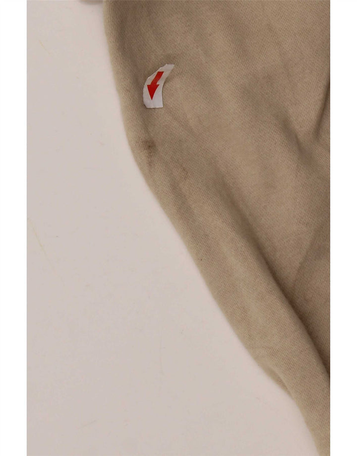 Nike Mens Sweatshirt Jumper Large Beige Cotton