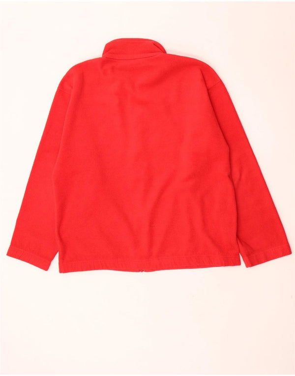 Sergio Tacchini Mens Fleece Jacket UK 40 Large Red Polyester