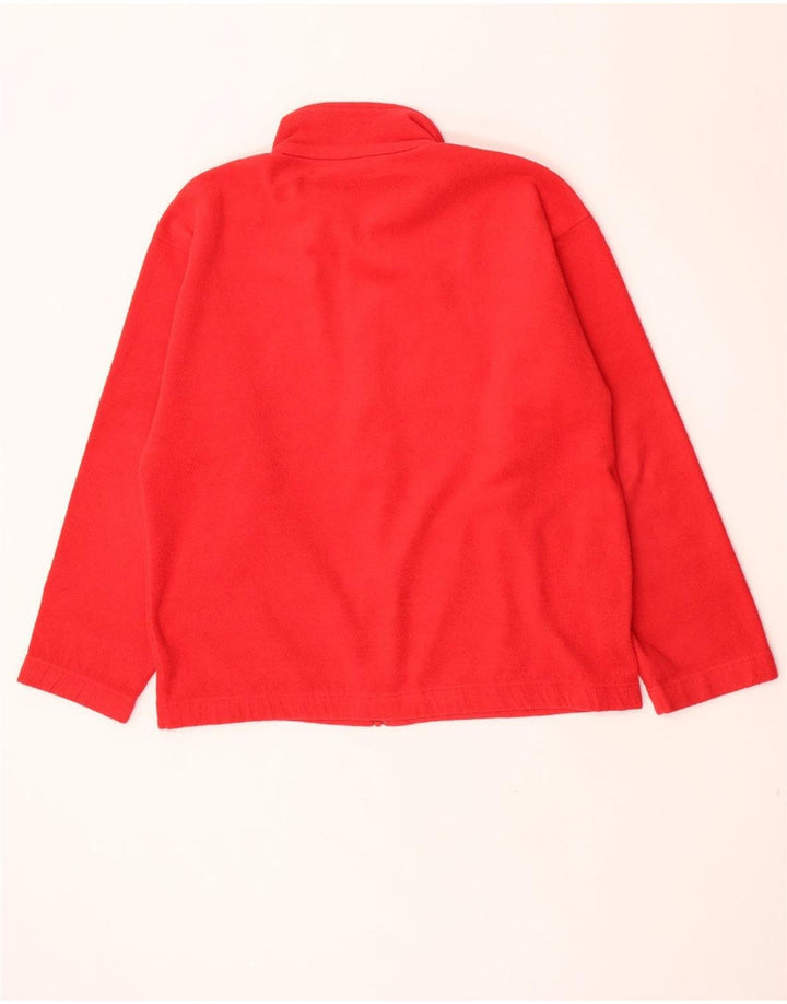 Sergio Tacchini Mens Fleece Jacket UK 40 Large Red Polyester