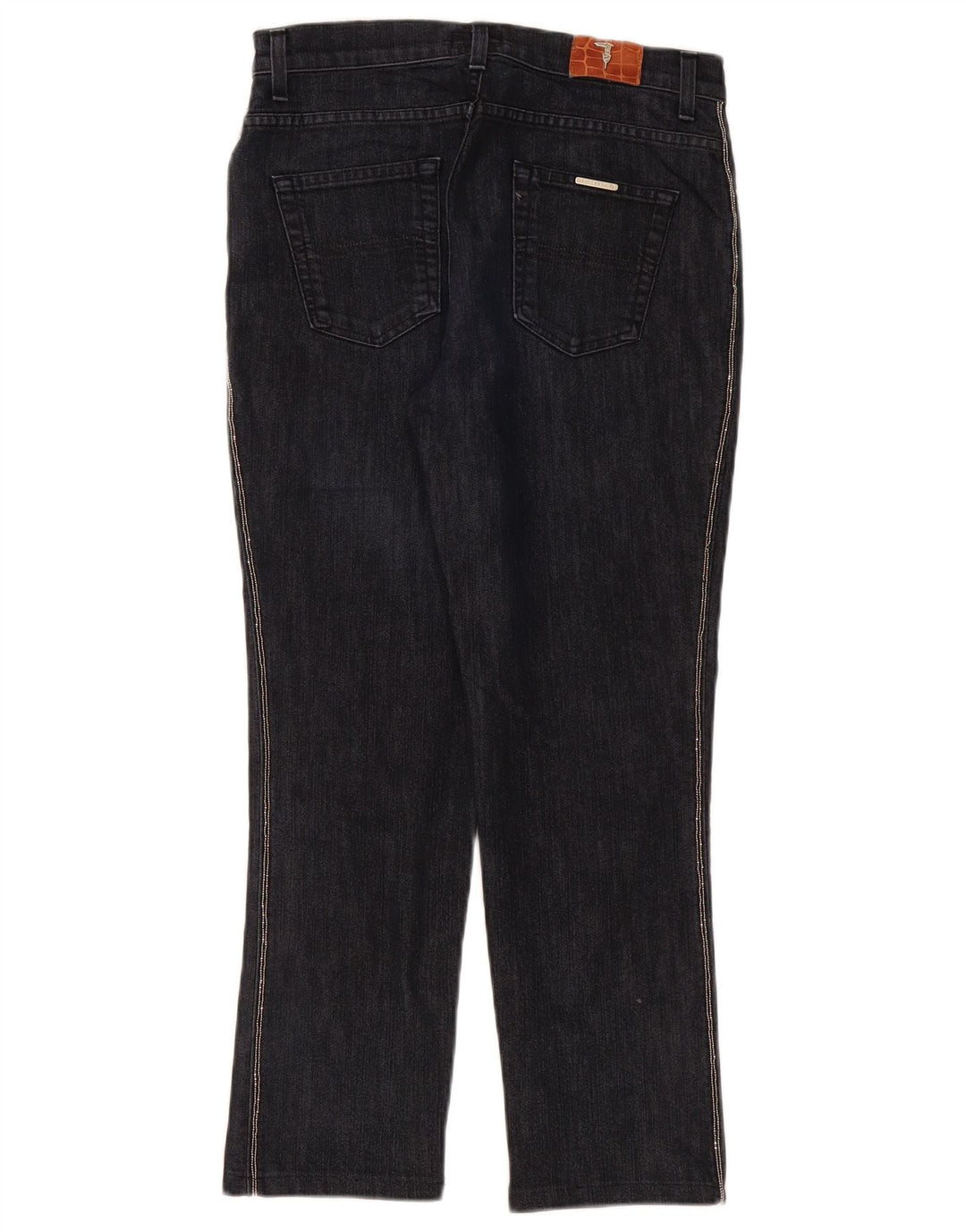 Trussardi Womens Straight Jeans W28 L26 Navy Blue