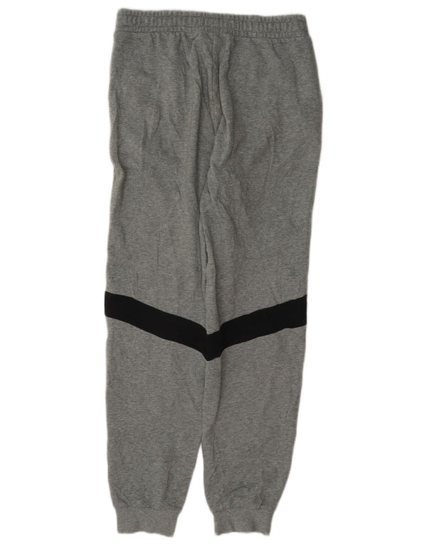 Puma Boys Graphic Tracksuit Trousers Joggers 13-14 Years Grey Colourblock