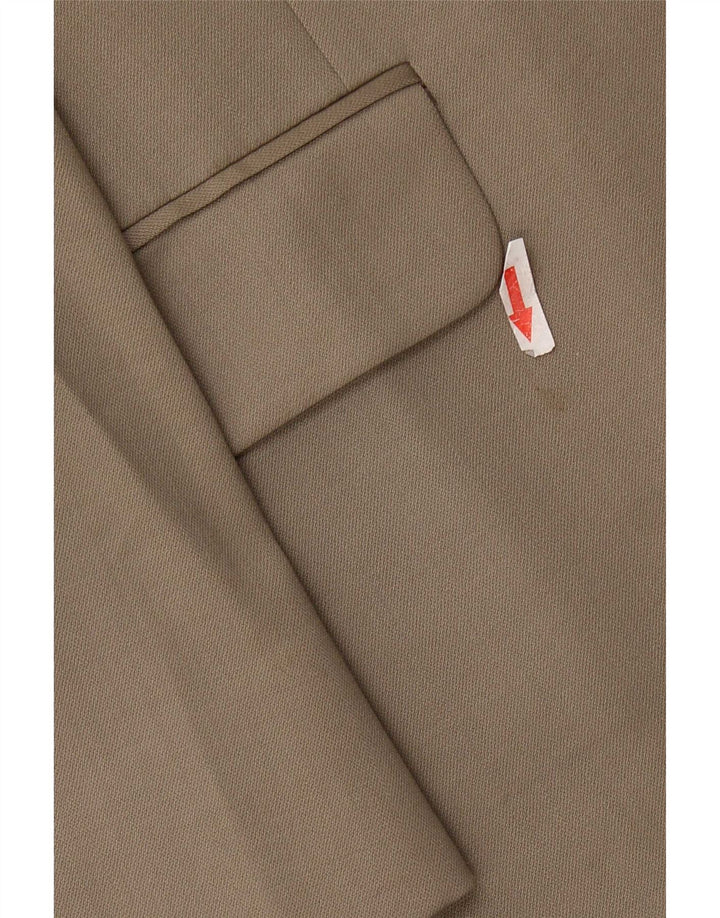 Pierre Cardin Womens 3 Button Blazer Jacket UK 40 Large Beige New Wool