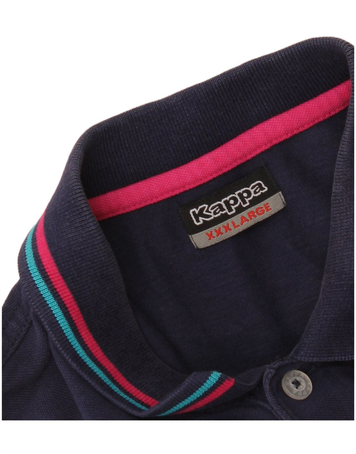 Kappa Mens Polo Shirt 3XL Navy Blue