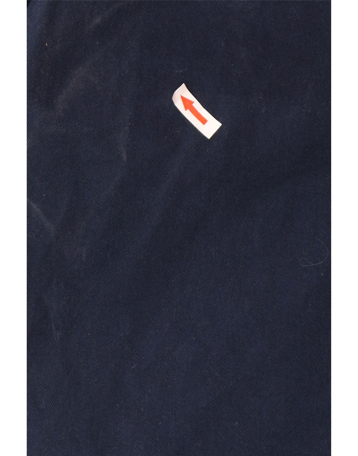 Tommy Hilfiger Mens Bomber Jacket UK 36 Small Navy Blue Cotton