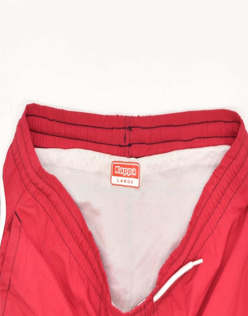 KAPPA Mens Swimming Shorts Large Red Sports | Vintage | Thrift | Second-Hand | Used Clothing | Messina Hembry 