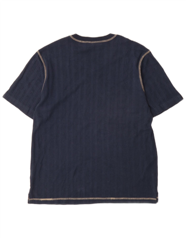 Tommy Hilfiger Mens T-Shirt Top Medium Navy Blue Cotton