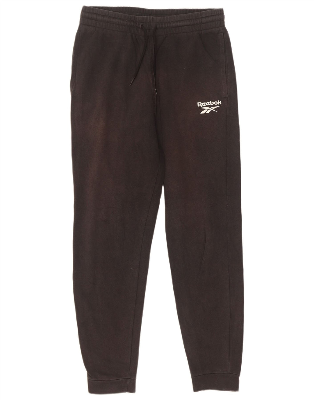 Reebok Mens Tracksuit Trousers Joggers Small Black Cotton