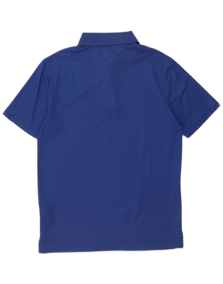 Tommy Hilfiger Mens Golf Polo Shirt Medium Blue Polyester