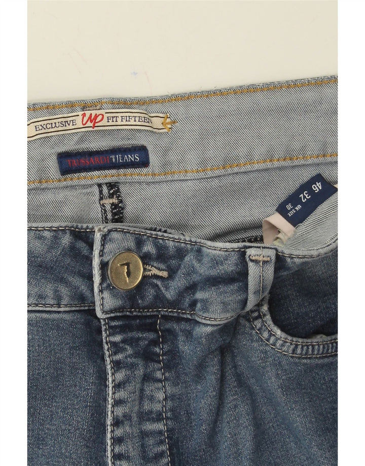 TRUSSARDI Womens Straight Jeans W30 L29 Blue Cotton Vintage Trussardi and Second-Hand Trussardi from Messina Hembry 
