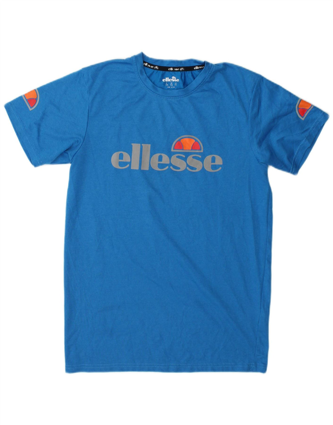 Ellesse Mens Graphic T-Shirt Top XS Blue Polyester