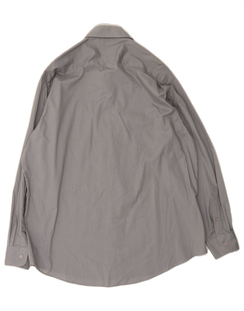 PIERRE CARDIN Mens Shirt Size 17 XL Grey Cotton Vintage Pierre Cardin and Second-Hand Pierre Cardin from Messina Hembry 