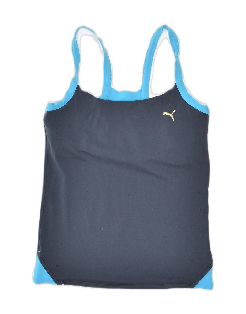 PUMA Womens Cami Top UK 14 Large Blue | Vintage | Thrift | Second-Hand | Used Clothing | Messina Hembry 