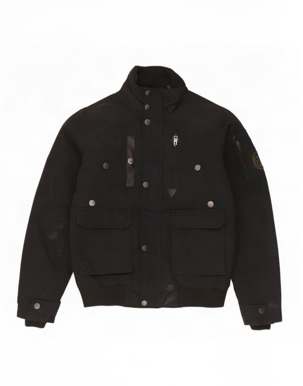 Diesel Boys Windbreaker Jacket 13-14 Years Navy Blue Polyester