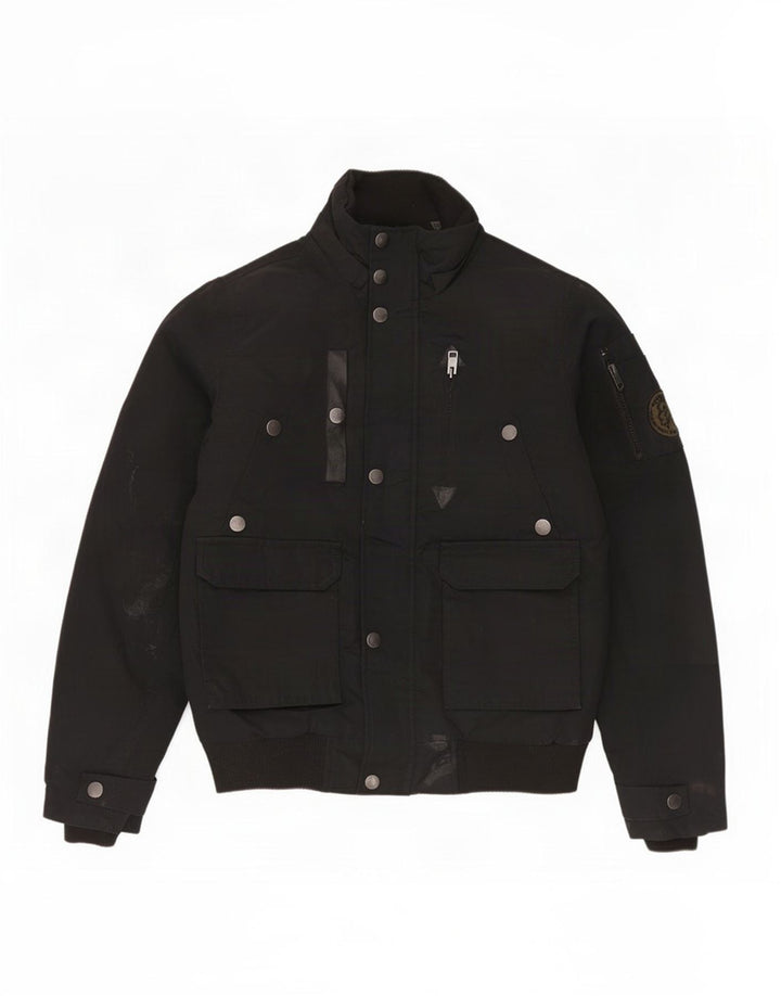 Diesel Boys Windbreaker Jacket 13-14 Years Navy Blue Polyester