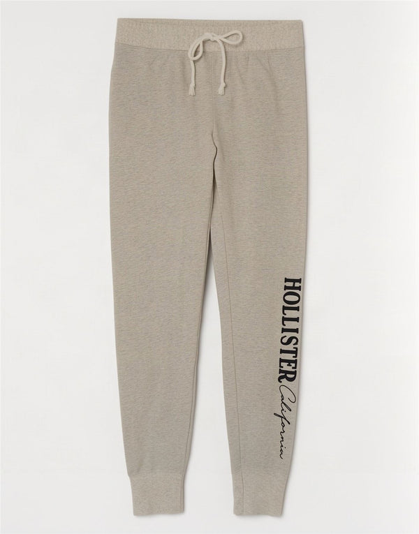 Hollister Womens Tracksuit Trousers Joggers UK 10 Small Grey Flecked