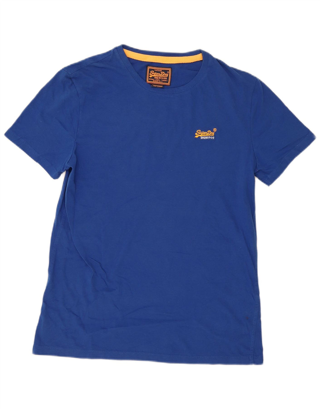 Superdry Mens T-Shirt Top XL Blue Cotton