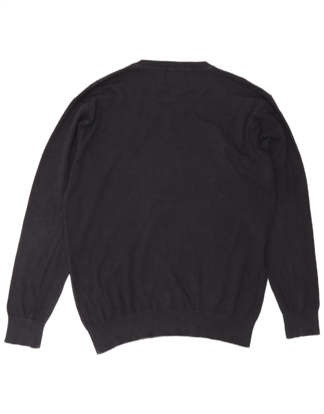 Jack & Jones Mens V-Neck Jumper Sweater XL Navy Blue