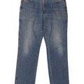Wrangler Mens Texas Distressed Straight Jeans W36 L32 Blue Cotton