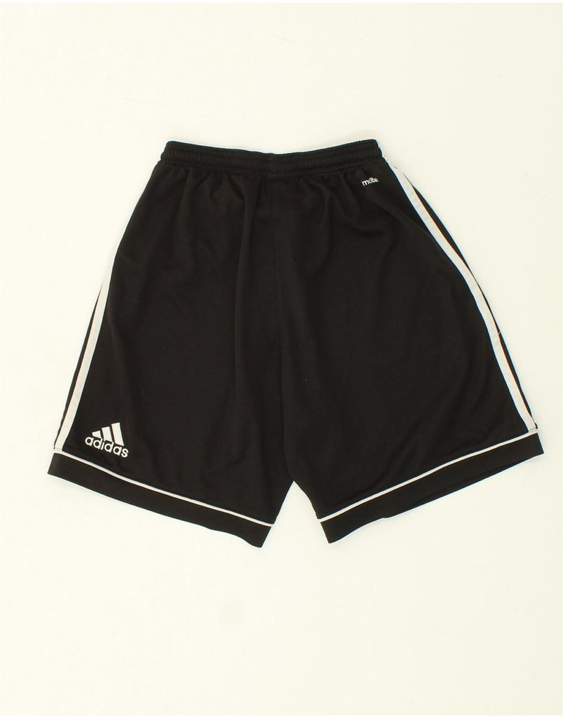 ADIDAS Mens Sport Shorts Small Black Polyester | Vintage Adidas | Thrift | Second-Hand Adidas | Used Clothing | Messina Hembry 