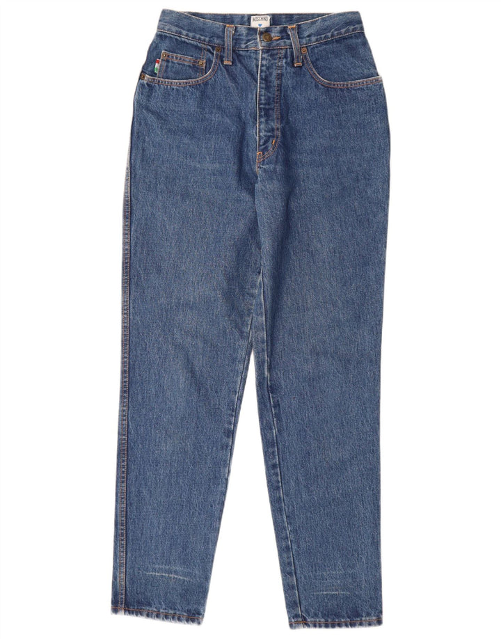 Moschino Womens Tapered Jeans W28 L30 Blue