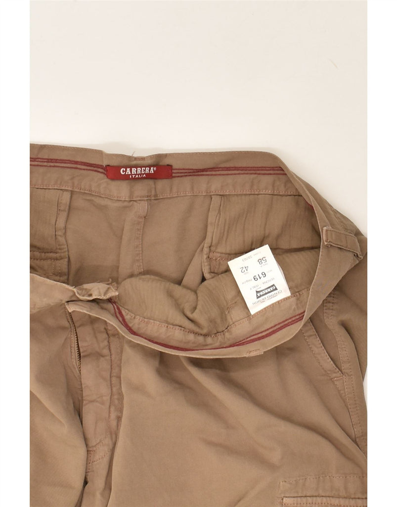 CARRERA Mens Tapered Cargo Trousers W42 L29  Brown Cotton | Vintage Carrera | Thrift | Second-Hand Carrera | Used Clothing | Messina Hembry 