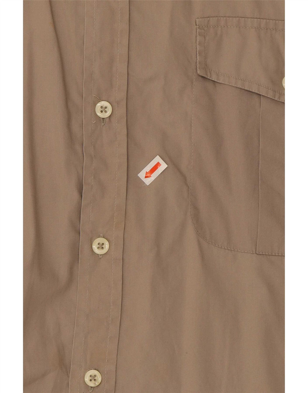 Fila Mens Shirt Medium Beige Cotton