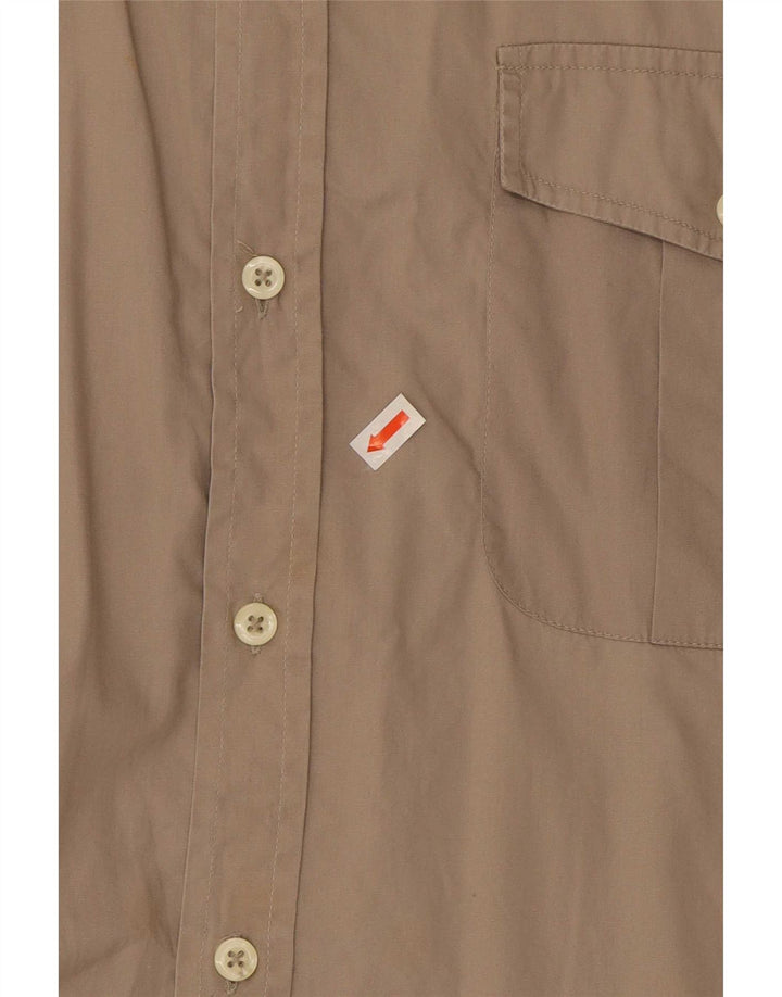 Fila Mens Shirt Medium Beige Cotton
