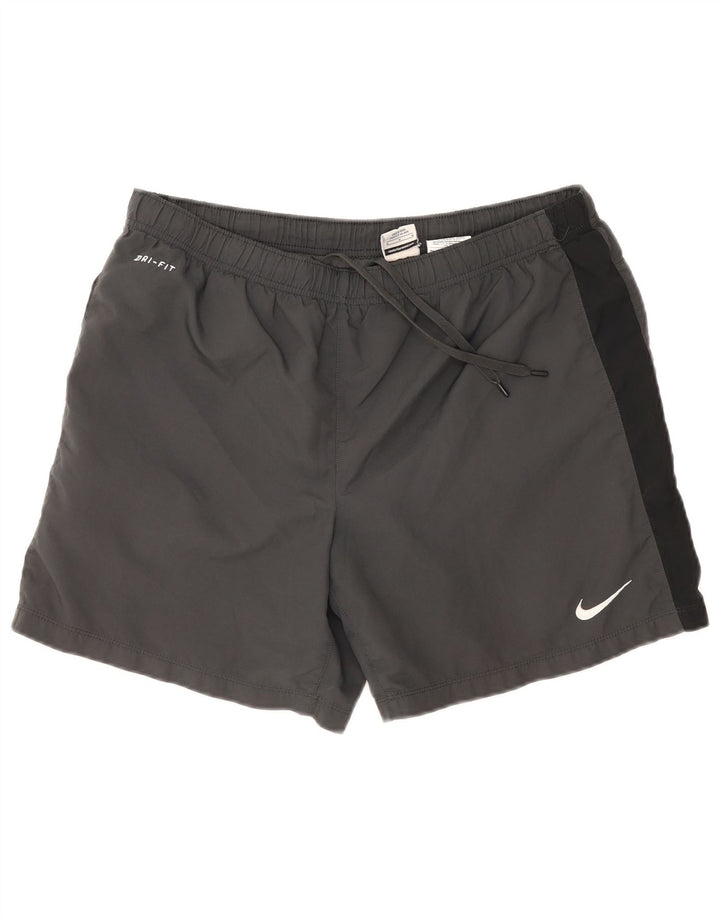 Nike Mens Dri Fit Sport Shorts Medium  Grey Colourblock Polyester