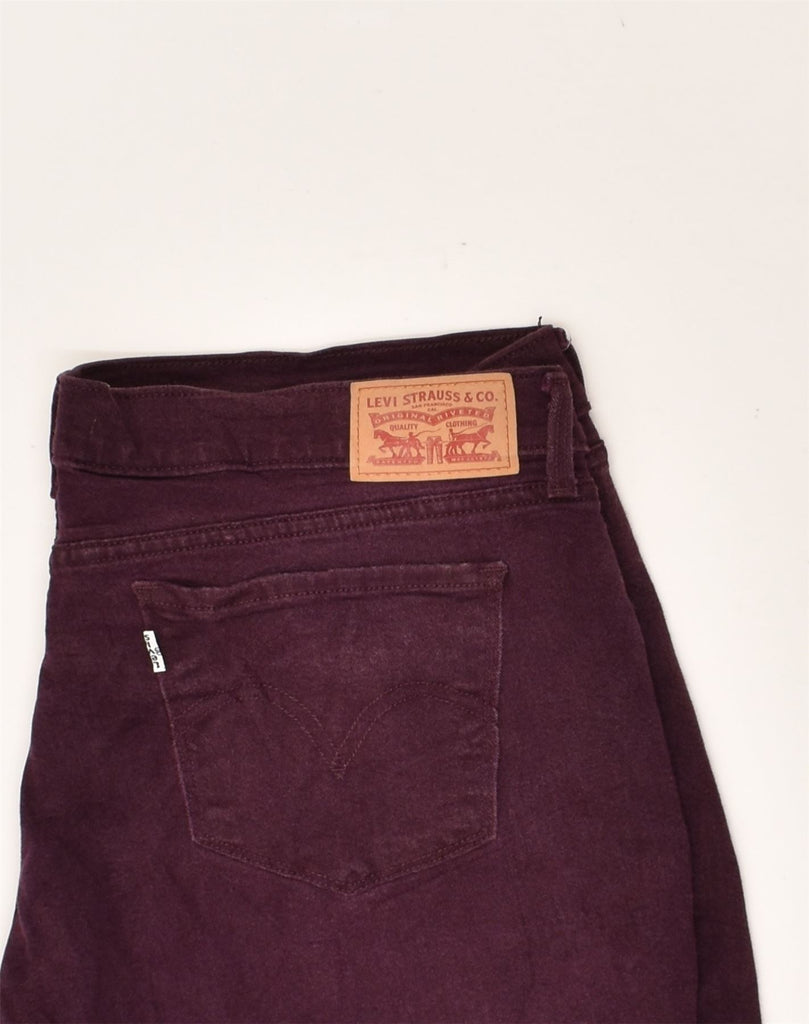 LEVI STRAUSS & CO Womens 505 Straight Jeans W31 L29  Maroon Cotton | Vintage Levi Strauss & Co | Thrift | Second-Hand Levi Strauss & Co | Used Clothing | Messina Hembry 