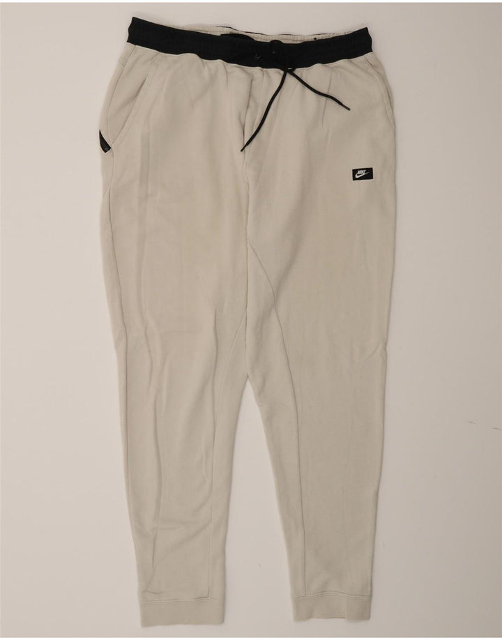 Nike Mens Tracksuit Trousers Joggers XL  White Colourblock Cotton