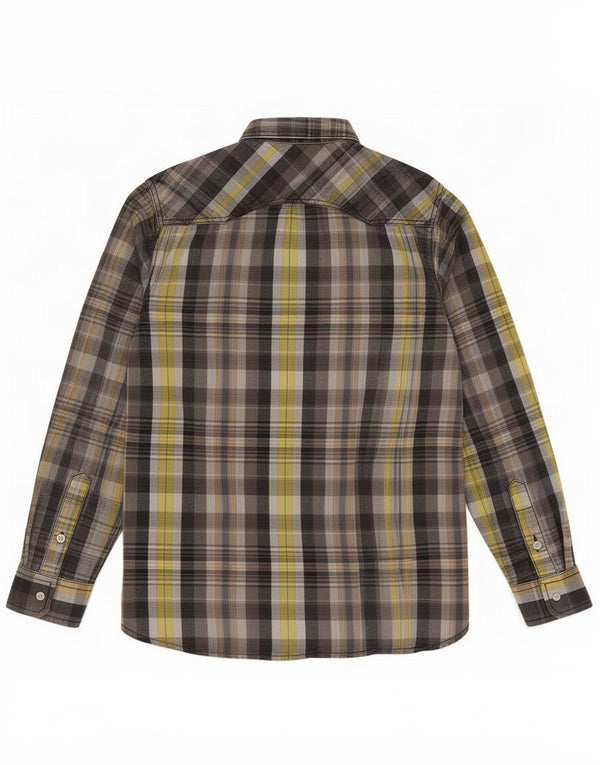 Levi's Mens Modern Shirt Small Grey Check Cotton