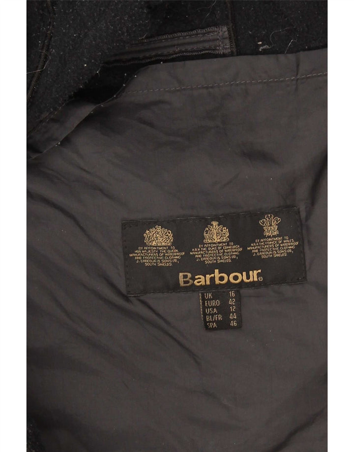 Barbour Womens Quilted Jacket UK 16 Large Black