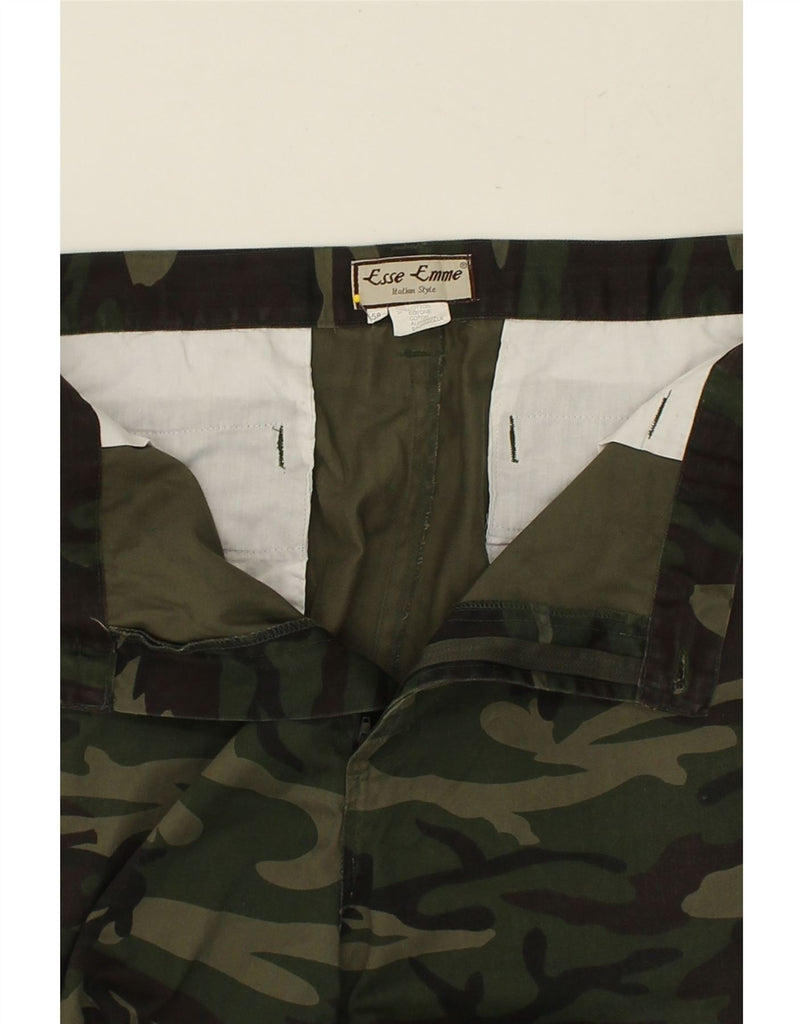 VINTAGE Mens Straight Cargo Trousers IT 58 4XL W40 L32 Khaki Camouflage | Vintage Vintage | Thrift | Second-Hand Vintage | Used Clothing | Messina Hembry 