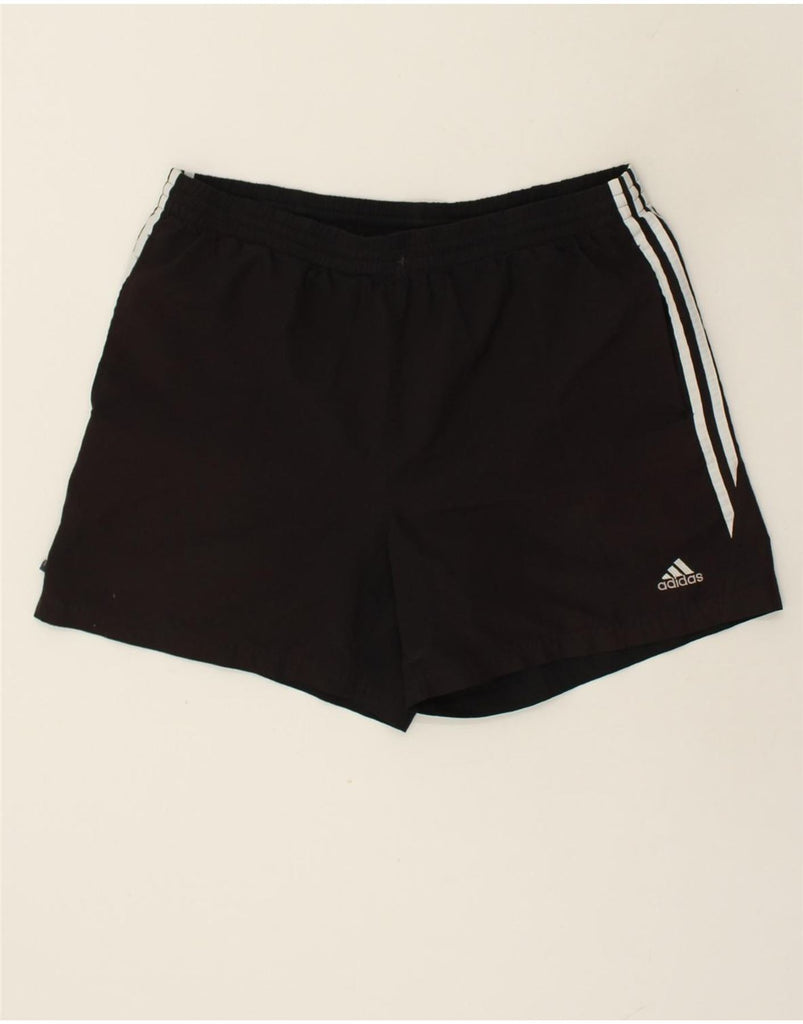 ADIDAS Mens Sport Shorts UK 38 Medium Black | Vintage Adidas | Thrift | Second-Hand Adidas | Used Clothing | Messina Hembry 