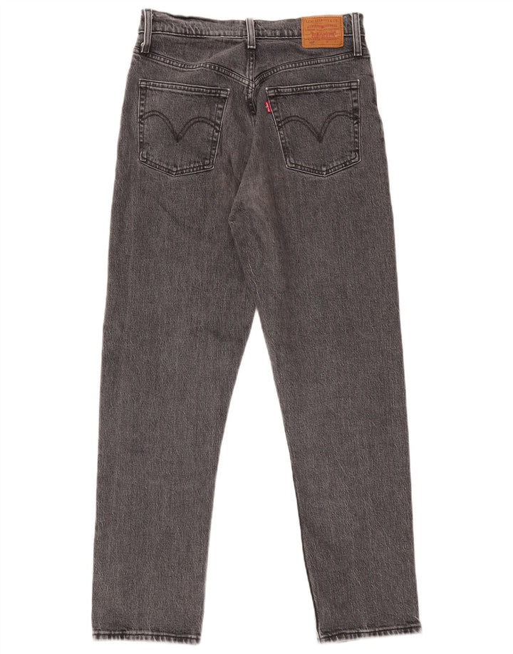 Levi's Womens 501 Straight Jeans W29 L28 Grey Cotton