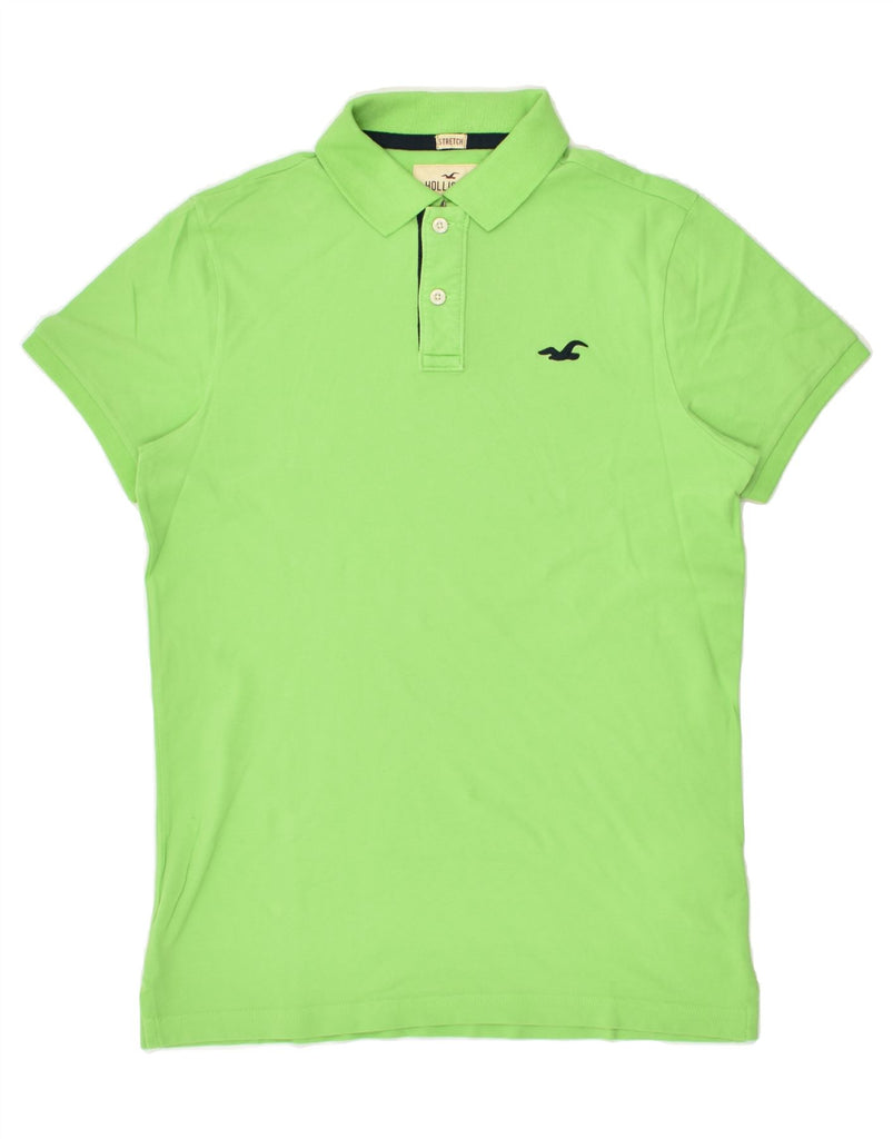 HOLLISTER Mens Polo Shirt Medium Green Cotton | Vintage Hollister | Thrift | Second-Hand Hollister | Used Clothing | Messina Hembry 
