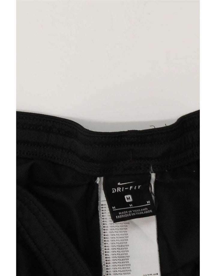 Nike Mens Dri Fit Tracksuit Trousers Medium  Black Colourblock Polyester