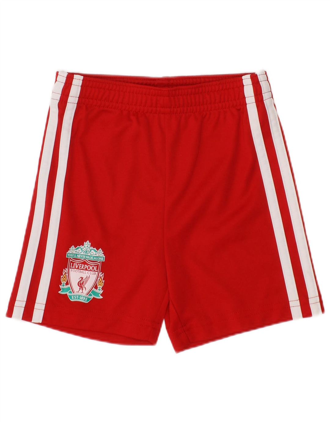 Adidas Baby Boys Liverpool Graphic Sport Shorts 6-9 Months Red Polyester