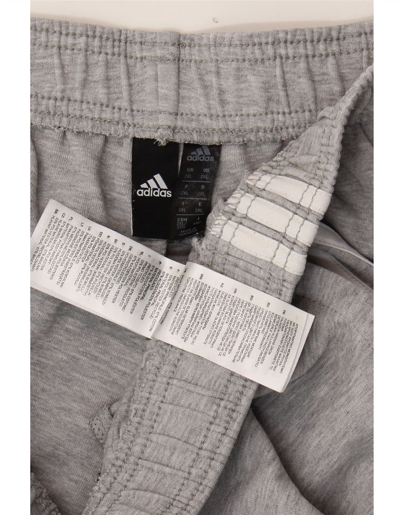 ADIDAS Mens Tracksuit Trousers 2XL  Grey Cotton Vintage Adidas and Second-Hand Adidas from Messina Hembry 