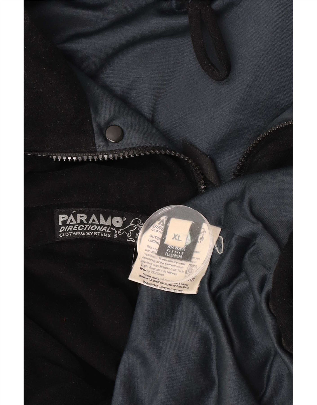 Paramo Mens Windbreaker Jacket UK 42 XL Black Polyester