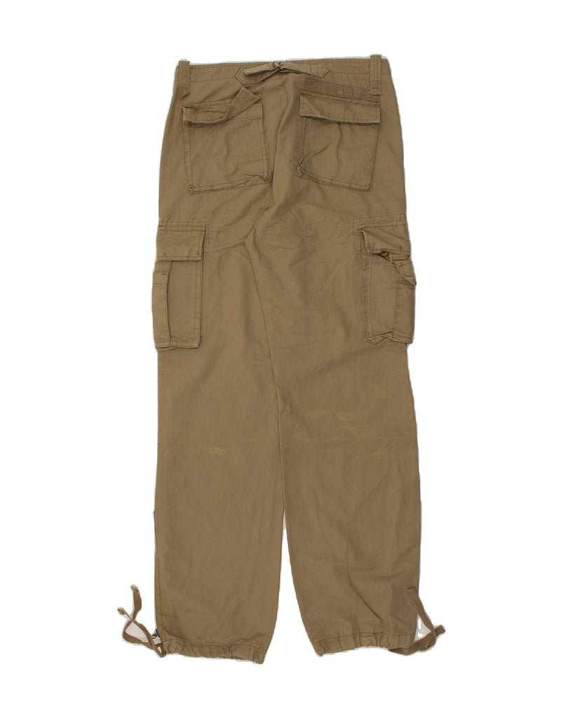 OVIESSE Mens Straight Cargo Trousers IT 48 Medium W32 L33  Khaki Cotton Vintage Oviesse and Second-Hand Oviesse from Messina Hembry 