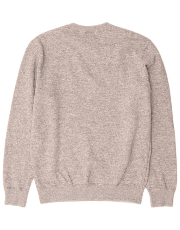 Champion Mens Graphic Sweatshirt Jumper Small Grey Cotton