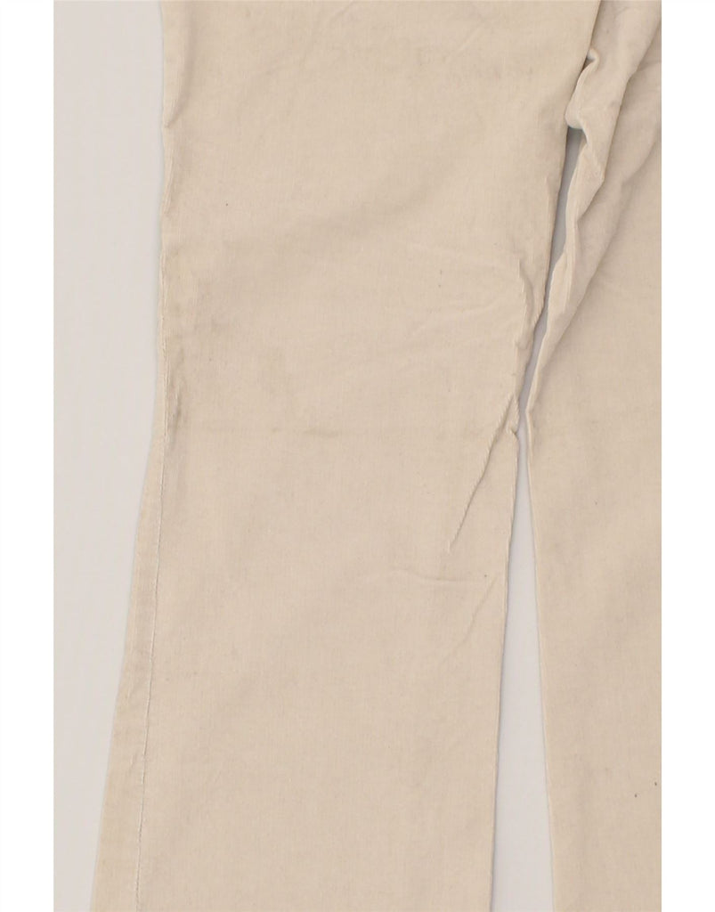 J. CREW Womens Flare Corduroy Trousers UK 4 XS W30 L32 Beige Cotton | Vintage J. Crew | Thrift | Second-Hand J. Crew | Used Clothing | Messina Hembry 