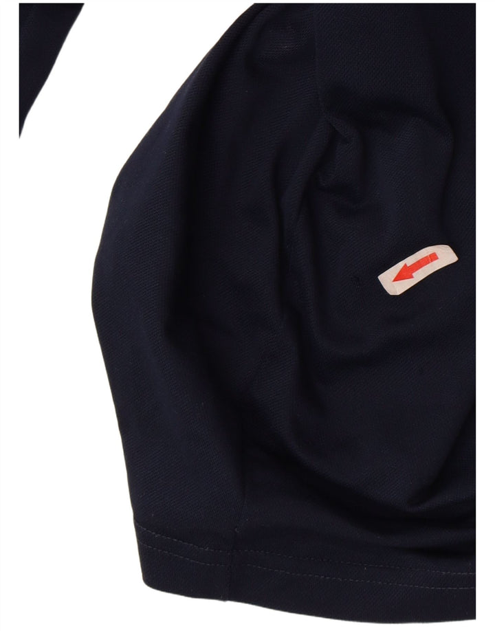 Nike Mens Dri Fit Tracksuit Trousers Large Navy Blue Colourblock Polyester