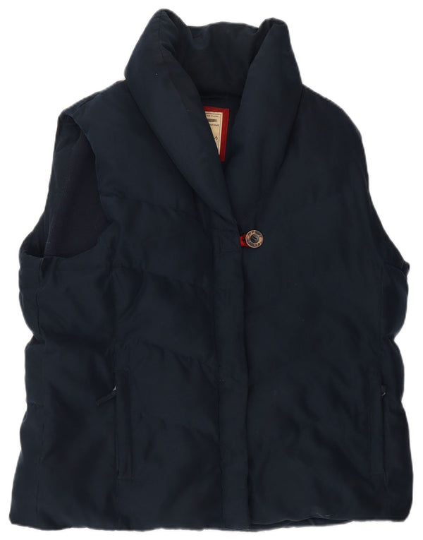 Joules Womens Padded Gilet UK 18 XL  Navy Blue Polyester