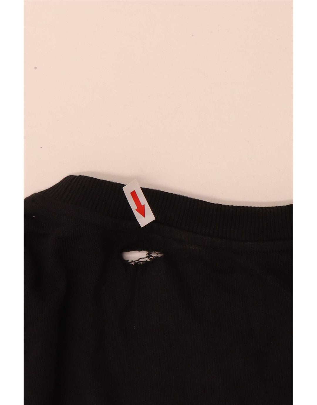 Calvin Klein Jeans Mens Graphic Sweatshirt Jumper Medium Black Cotton