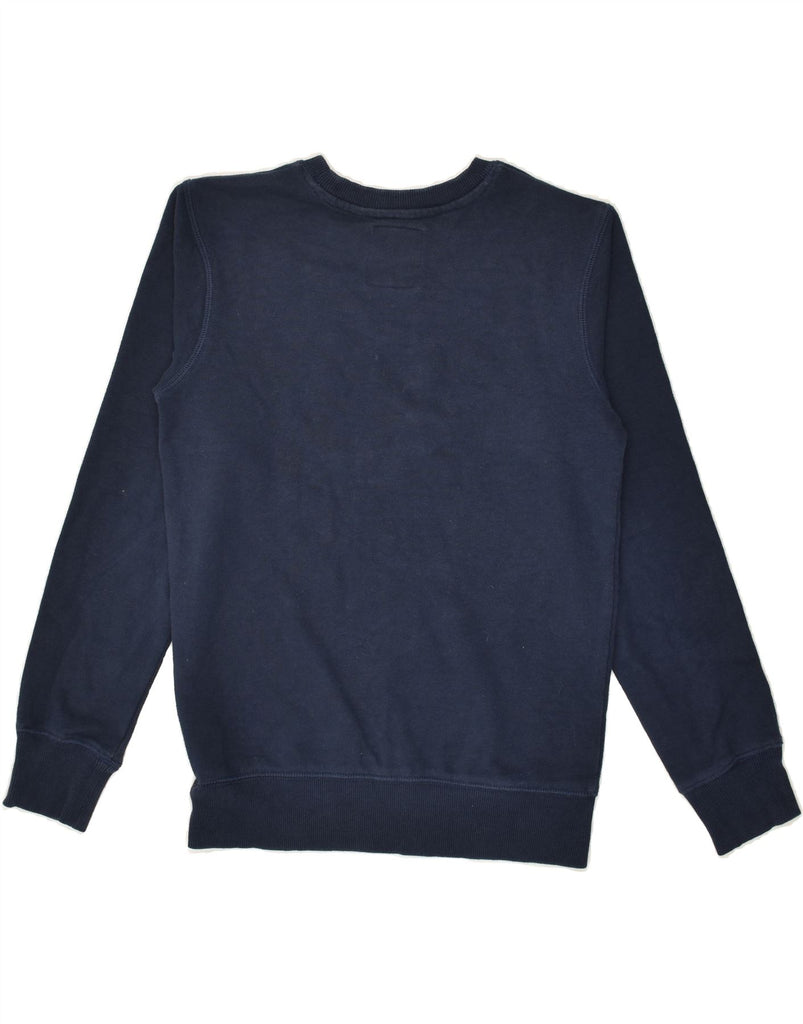 LEVI'S Boys Graphic Sweatshirt Jumper 13-14 Years Navy Blue Cotton | Vintage Levi's | Thrift | Second-Hand Levi's | Used Clothing | Messina Hembry 